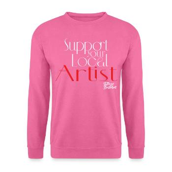 tatouage garder calme et se faire tatouer - Sweat-shirt Unisexe - rose - Devant