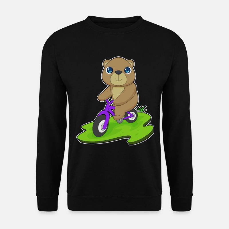 Vélo d’ours - Sweat-shirt Unisexe - noir