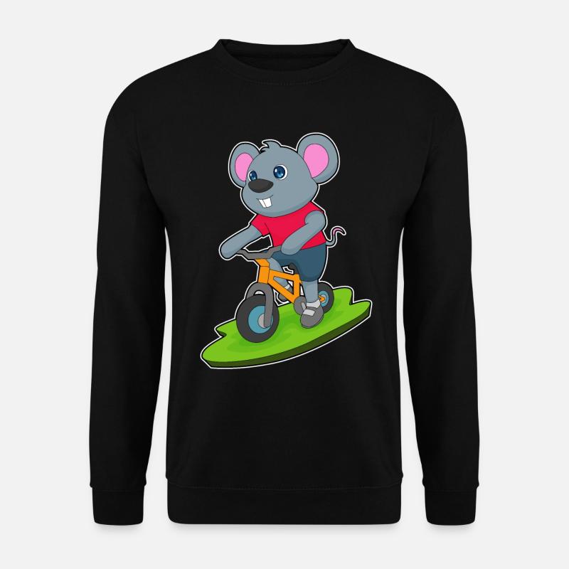 Mouse Bike - Unisex Sweatshirt - black