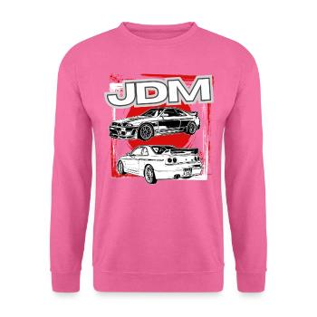 Jdm / Tuning / Turbocharger / Rims / Chiptuning - Unisex Sweatshirt - pink - Front