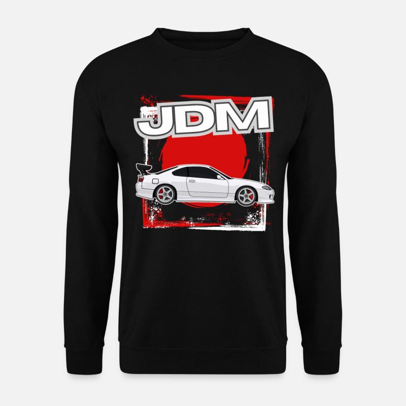 Jdm / Tuning / Turbolader / Felgen / Chiptuning - Unisex Pullover - Schwarz