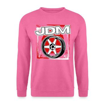 Jdm / Tuning / Turbocharger / Rims / Chiptuning - Unisex Sweatshirt - pink - Front