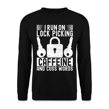 Schlüsseldienst Serrurier Dietrich - Sweat-shirt Unisexe - noir - Devant - Alina (178cm) & Michal (187cm)