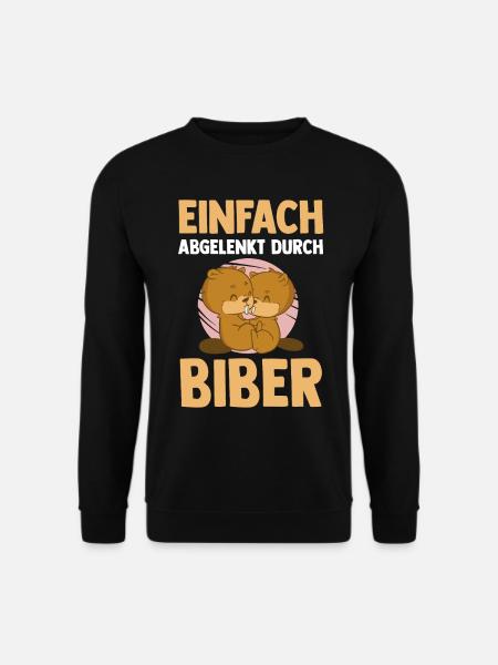 Nagetier Biberliebhaber Biber - Unisex Pullover - Schwarz