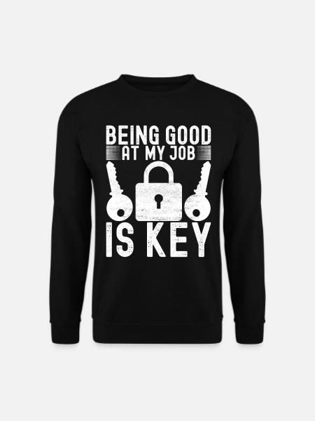 Schlüsseldienst Locksmith Dietrich - Unisex Sweatshirt - black