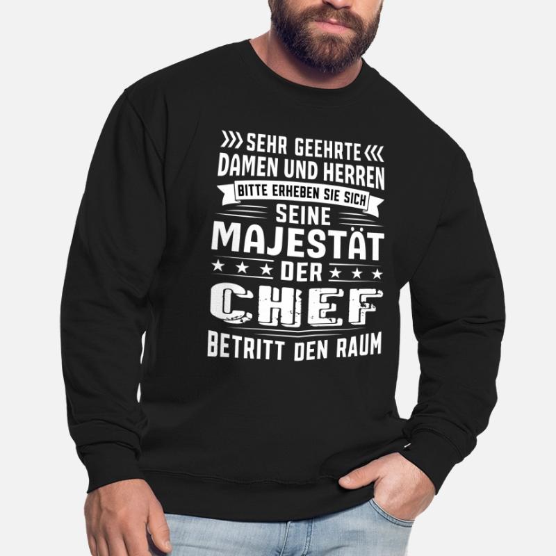 Chef Geburtstag Chef Sprüche Chef Geschenke Unisex Pullover