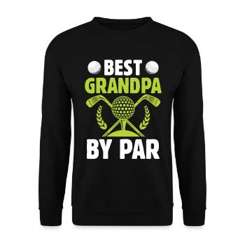 Meilleur grand-père après Par Sport Golf Golf - Sweat-shirt Unisexe - noir - Devant - Alina (178cm) & Michal (187cm)