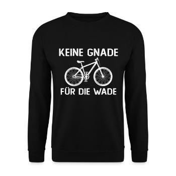 Keine GNADE für die Wade - Unisex Pullover - Schwarz - Vorne - Alina (178cm) & Michal (187cm)