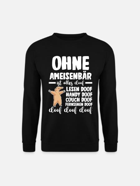Ameisenbär - Unisex Pullover - Schwarz