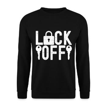 Schlüsseldienst Serrurier Dietrich - Sweat-shirt Unisexe - noir - Devant - Alina (178cm) & Michal (187cm)
