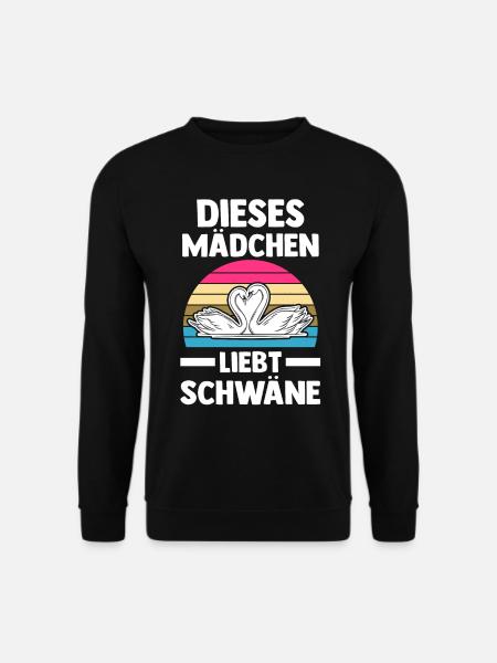 Schwan - Unisex Pullover - Schwarz