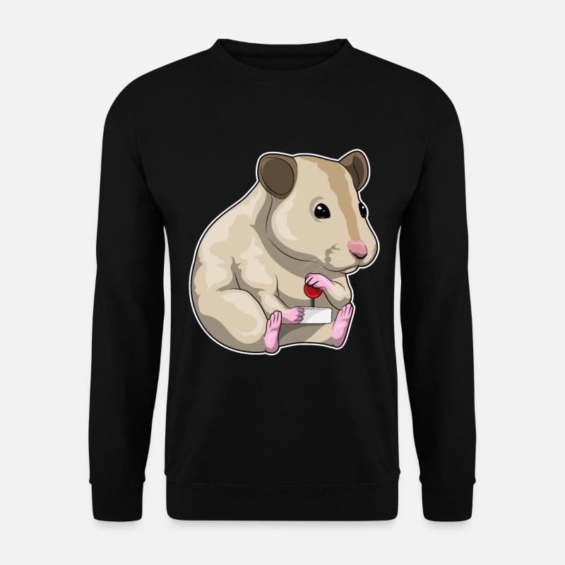 Hamster Gamer Controller - Unisex Pullover - Schwarz