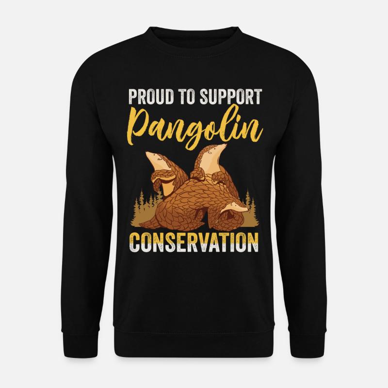 Support pangolin protection - Unisex Sweatshirt - black