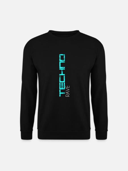 Techno Rave - Unisex Sweatshirt - black