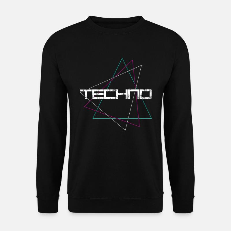 Techno - Unisex Sweatshirt - black