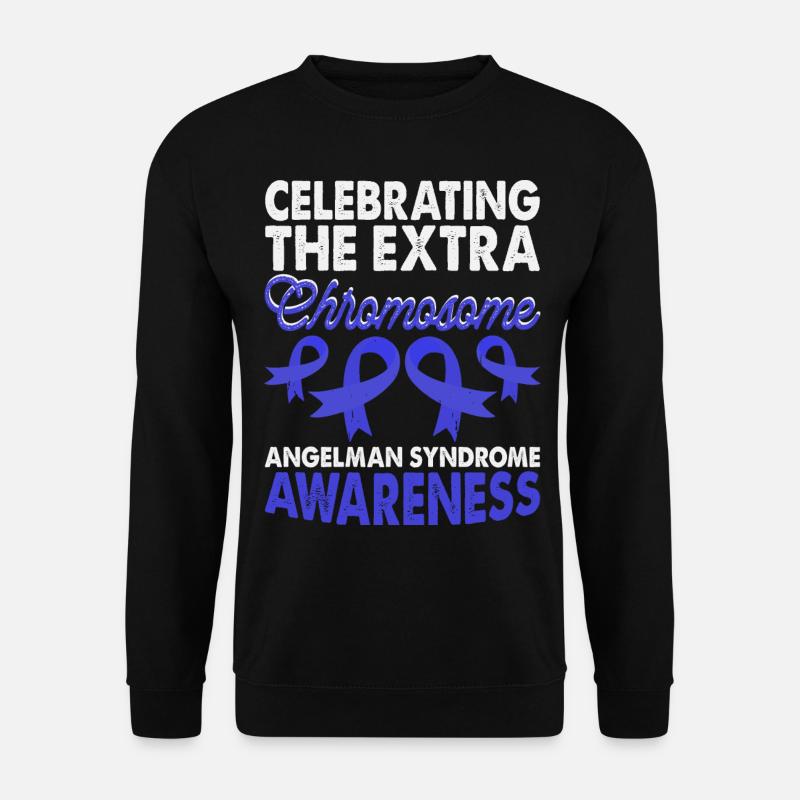 Additional chromosome Angelman syndrome - Unisex Sweatshirt - black