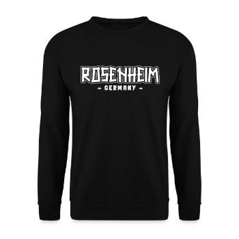 Rosenheimerin Rosenheimer Rosenheim - Unisex Pullover - Schwarz - Vorne - Alina (178cm) & Michal (187cm)