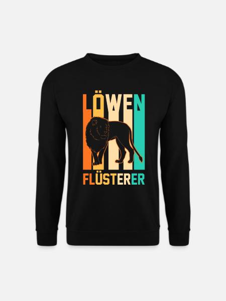 Löwe Löwen - Unisex Pullover - Schwarz