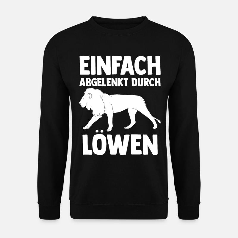 Löwe Löwen - Unisex Pullover - Schwarz