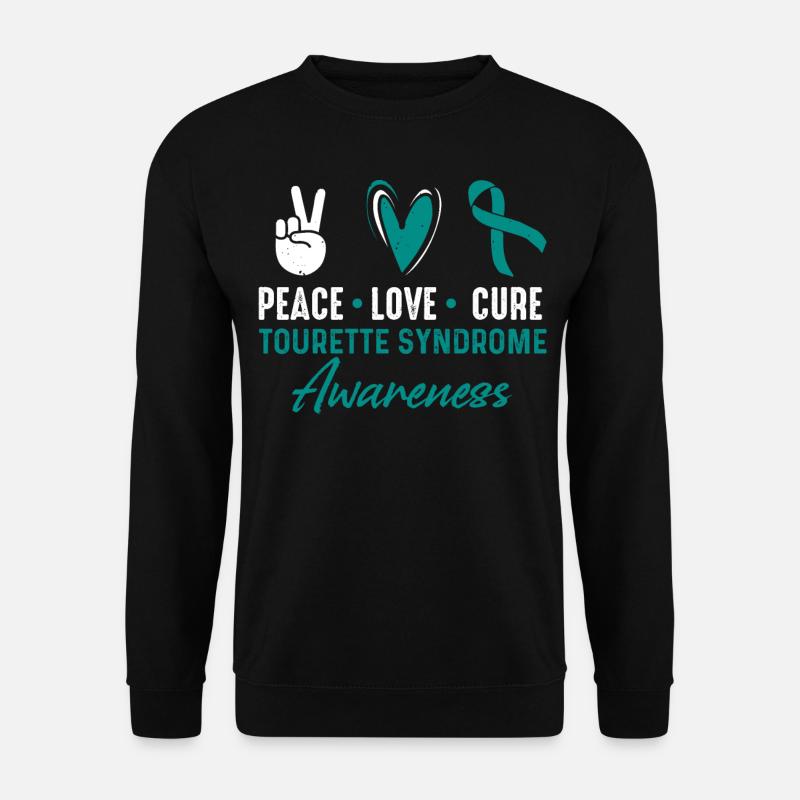 Peace Love Cure - Unisex Sweatshirt - black