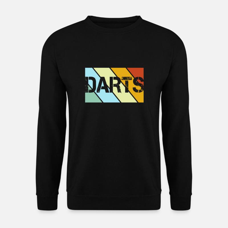 Darts Retro - Unisex Sweatshirt - black
