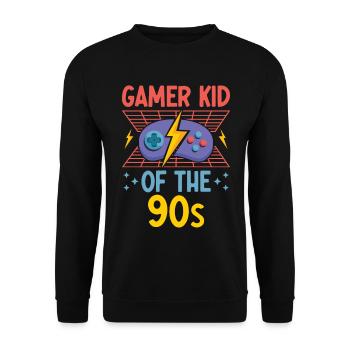 Spielkonsole Gamer Videospiel Pc Gaming-controller - Unisex Pullover - Schwarz - Vorne - Alina (178cm) & Michal (187cm)