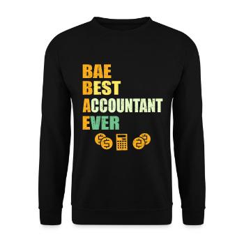 Buchhalter Steuersaison Cpa Accounting Accountant - Unisex Pullover - Schwarz - Vorne - Alina (178cm) & Michal (187cm)