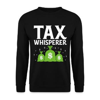 Accountant, Tax Season, Cpa, Accounting, - Unisex Sweatshirt - black - Front - Alina (178cm) & Michal (187cm)