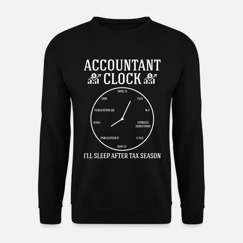 Comptable, Saison des impôts, CPA, Comptabilité, - Sweat-shirt Unisexe - noir