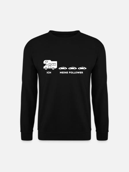 Wohnmobil Camper Lustige Sprüche Geschenke - Unisex Pullover - Schwarz