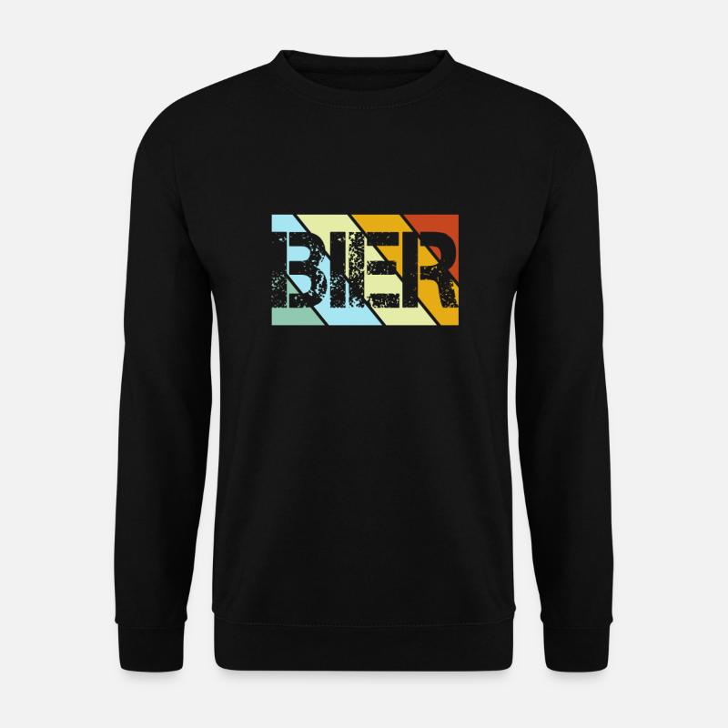 Bière Rétro - Sweat-shirt Unisexe - noir