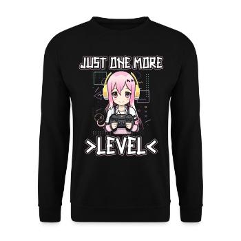 Gaming Console PC Gamer Girl Gamer Girl - Unisex Sweatshirt - black - Front - Alina (178cm) & Michal (187cm)