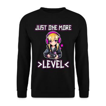 Gaming Console PC Gamer Girl Gamer Girl - Unisex Sweatshirt - black - Front - Alina (178cm) & Michal (187cm)