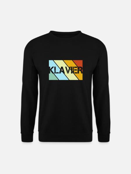 Piano Rétro - Sweat-shirt Unisexe - noir