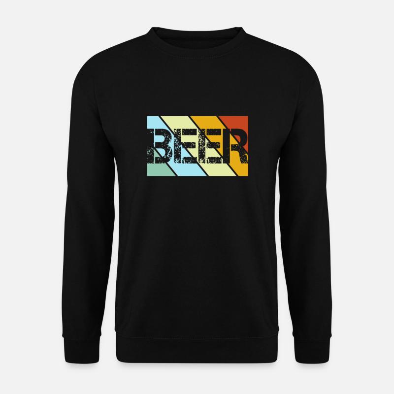 Bière Rétro - Sweat-shirt Unisexe - noir
