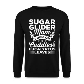 Sugar Glider Mama Sugar Gliders Owner Animals - Sweat-shirt Unisexe - noir - Devant - Alina (178cm) & Michal (187cm)