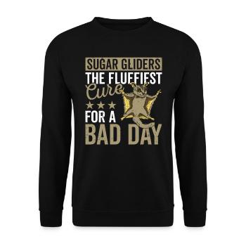 Sugar Gliders Fluffiest Cure Sugar Glider Owner - Sweat-shirt Unisexe - noir - Devant - Alina (178cm) & Michal (187cm)
