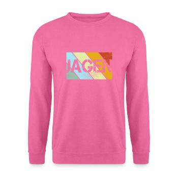 Jagen Retro - Unisex Pullover - Pink - Vorne