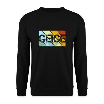 Violon Rétro - Sweat-shirt Unisexe - noir - Devant - Alina (178cm) & Michal (187cm)
