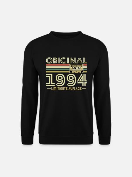 Original 1994 Jahrgang Vintage Geburtstag Retro - Unisex Pullover - Schwarz
