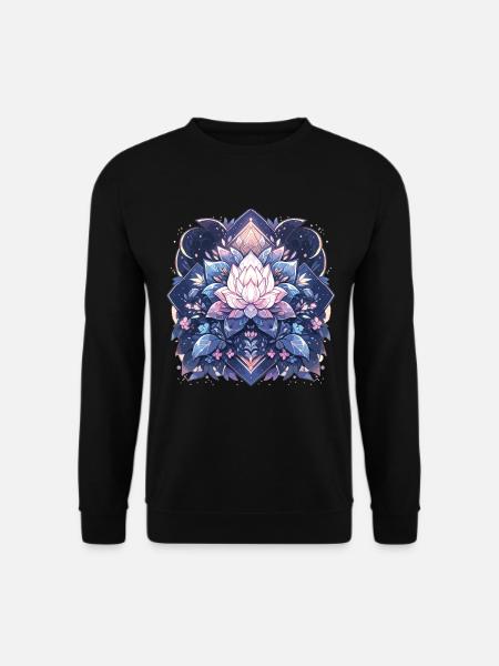Lotus Blossom - Unisex Sweatshirt - black