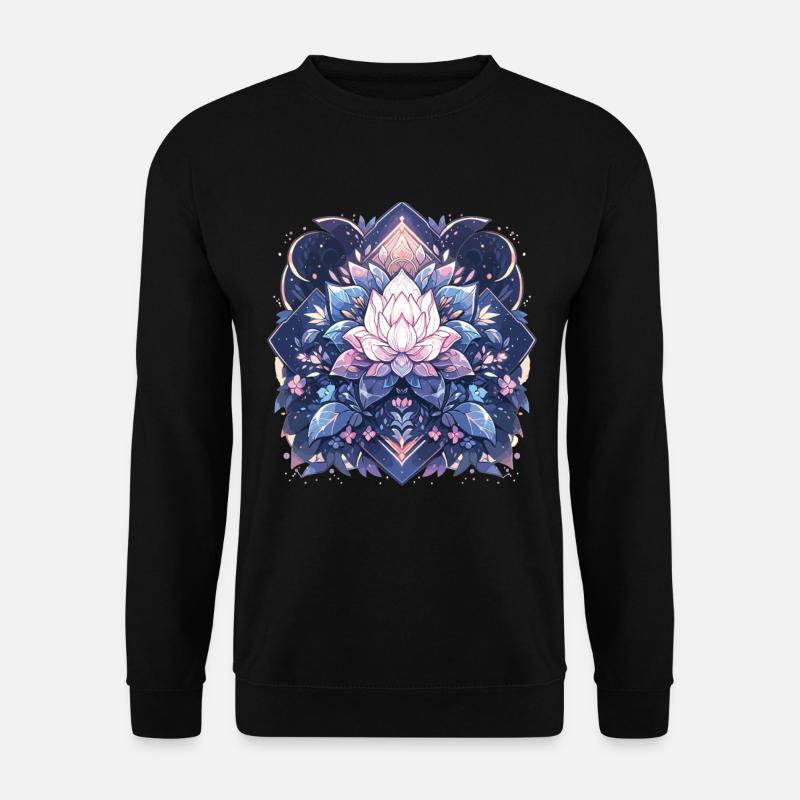 Lotusblüte - Unisex Pullover - Schwarz