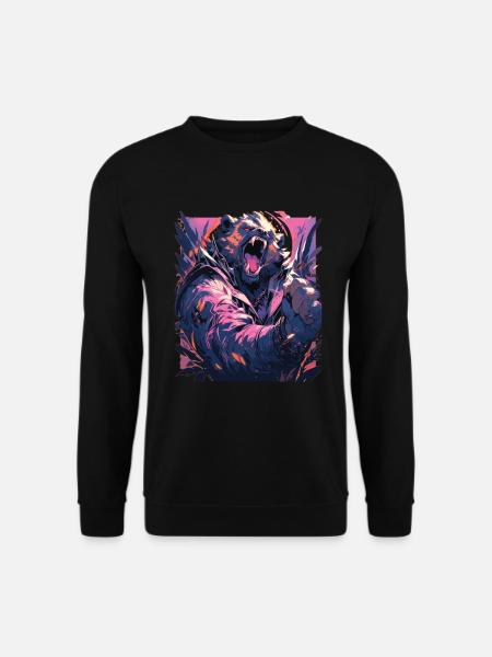 Panda - Unisex Sweatshirt - black