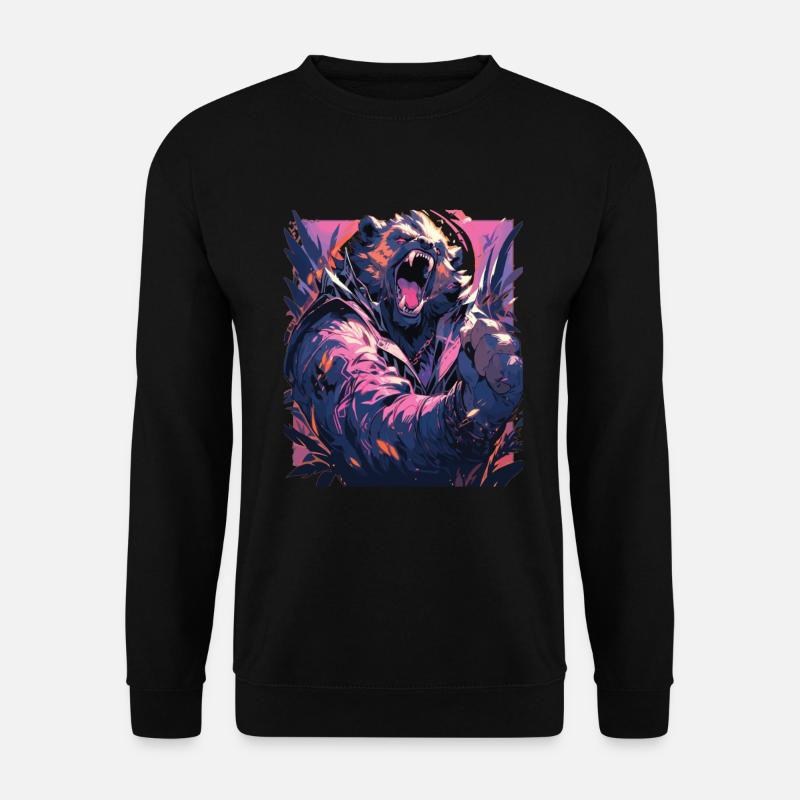 Panda - Unisex Sweatshirt - black