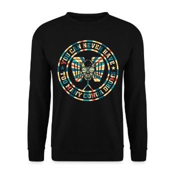 Conga Drummer - Vous ne pouvez jamais avoir trop de conga - Sweat-shirt Unisexe - noir - Devant - Alina (178cm) & Michal (187cm)