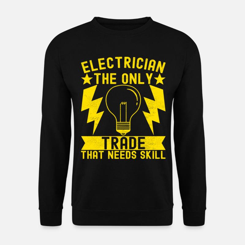 Electrician Electronics Technician - Unisex Sweatshirt - black