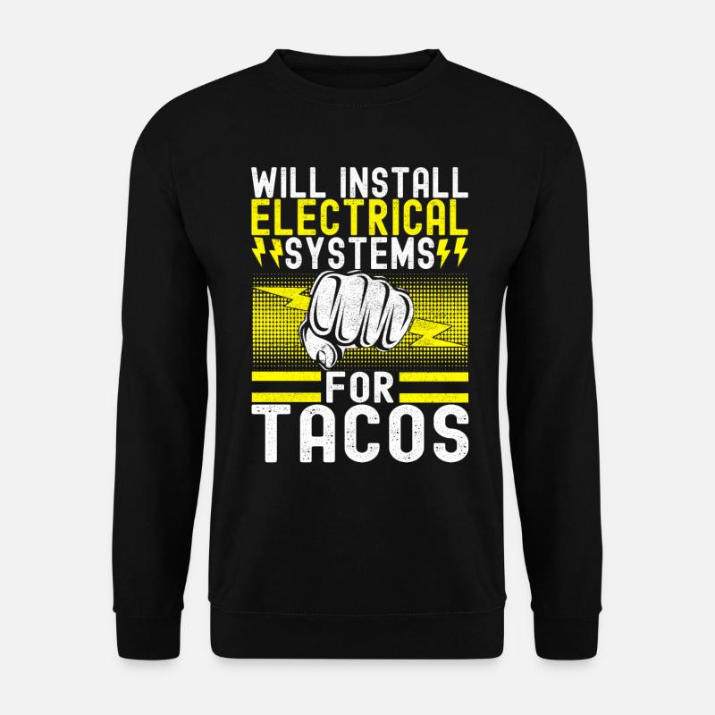 Electrician Electronics Technician - Unisex Sweatshirt - black