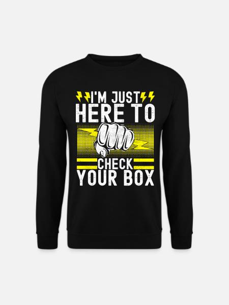 Electrician Electronics Technician - Unisex Sweatshirt - black
