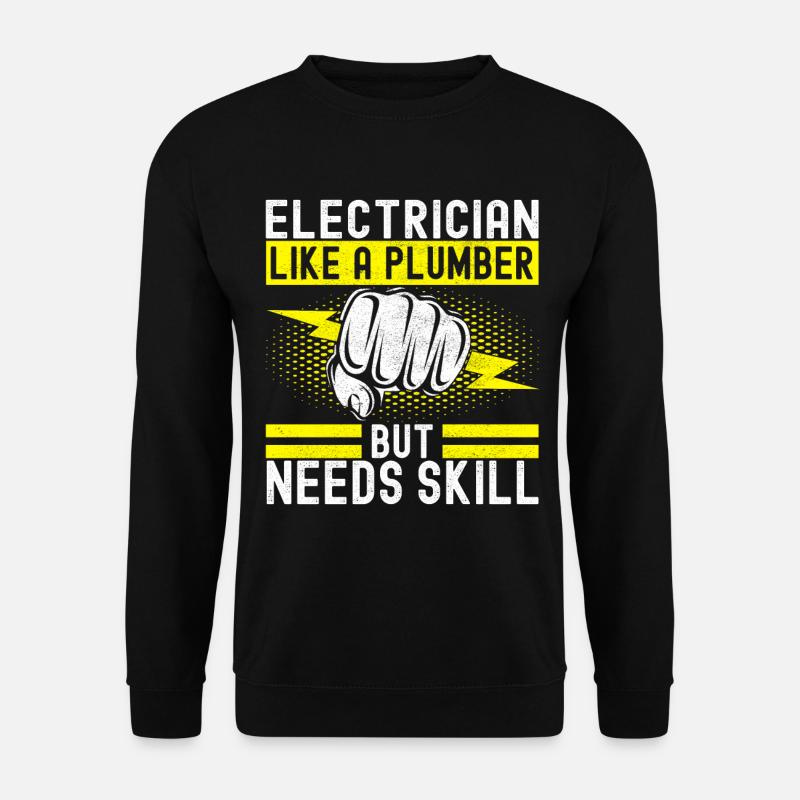 Electrician Electronics Technician - Unisex Sweatshirt - black