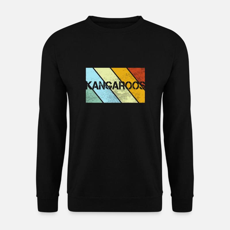Kangaroo Retro - Unisex Sweatshirt - black
